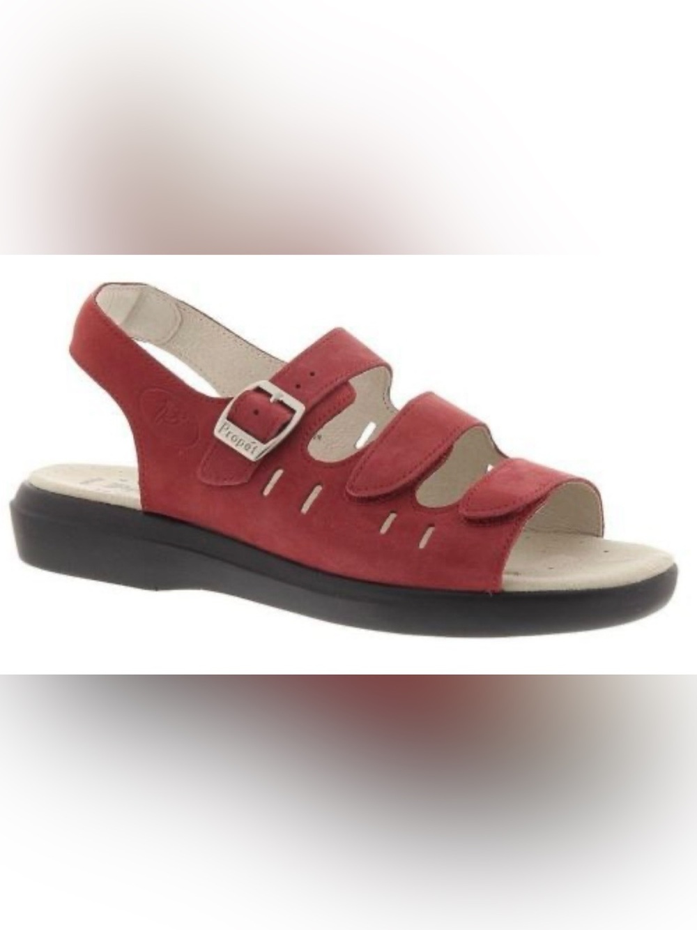 WOMEN'S PROPET BREEZE Walker SANDALS Red Size 7 comfortable adjustable